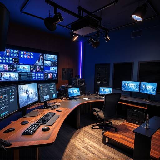 Editing Suite with advanced software at Directing Mastery Academy